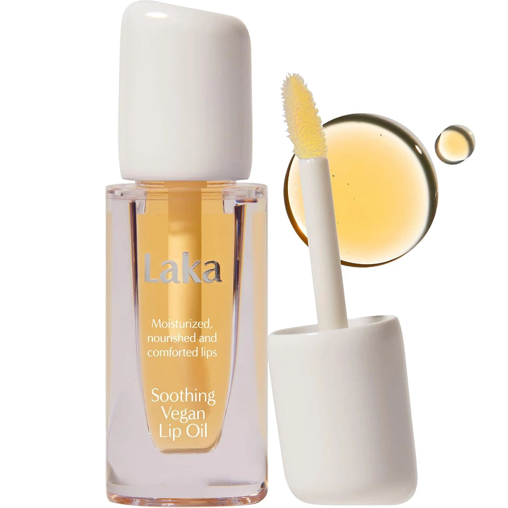 LAKA Soothing Vegan Lip Oil - Nourishing Yellow
