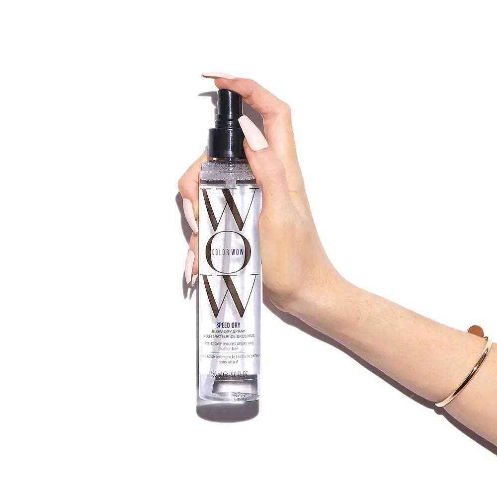 COLOR WOW Speed Dry Föhn-Spray - Haarspray mit fortschrittlichem Hitzeschutz und stärkenden Proteinen, das die Stylingzeit um bis zu 30 % verkürzt - 150 ml