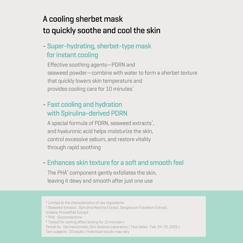 SOME BY MI Spirulina PDRN Beruhigende Sherbet Maske