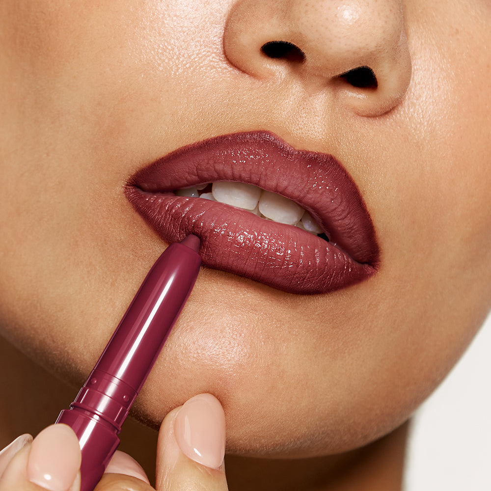 LAKA Stain Lippenkonturenstift - Lippenkonturenstift für schnelles Konturieren, Definieren und Ausfüllen der Lippen, mit cremiger und pigmentierter Textur - 06 Mauve Whisper