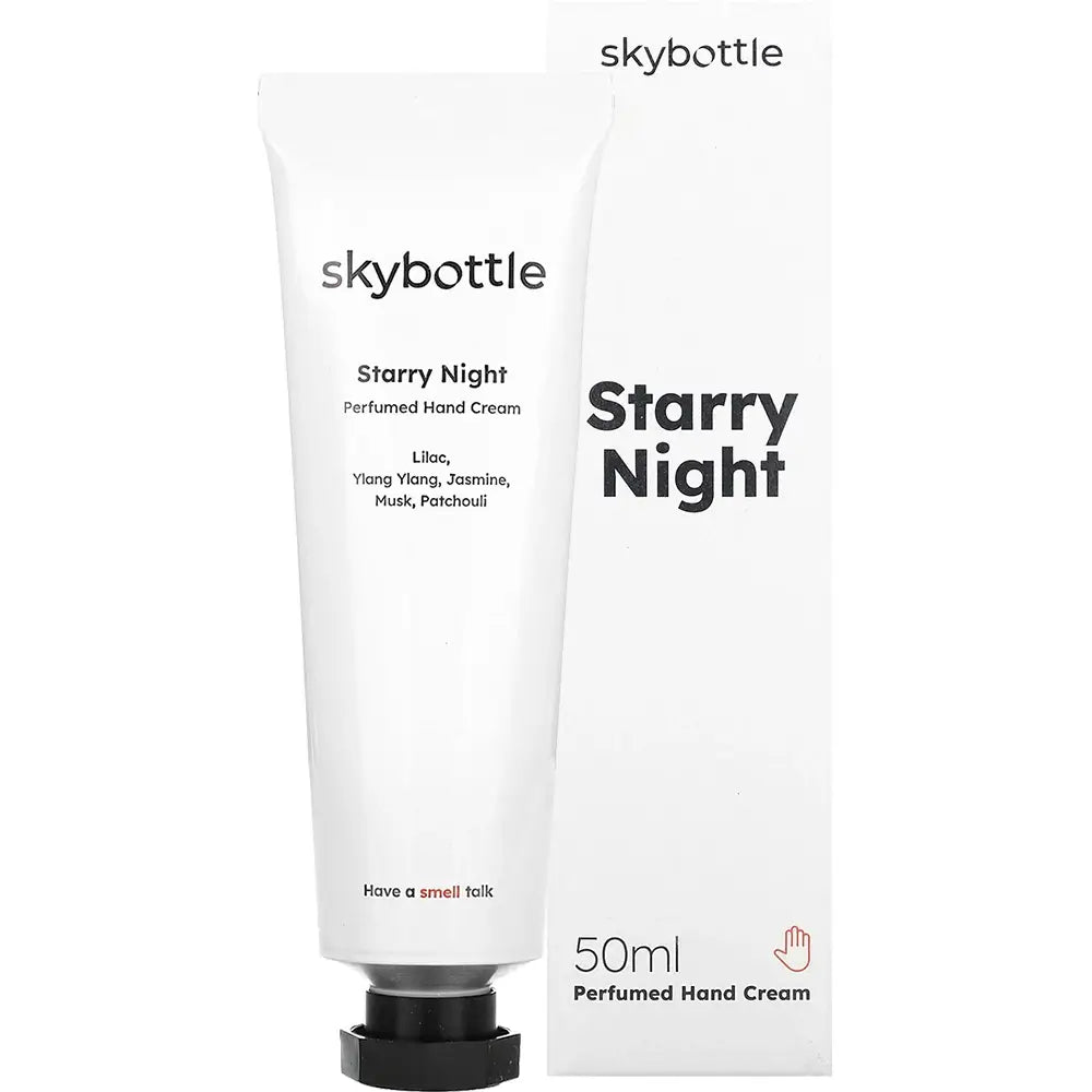Skybottle Starry Night Handcreme - Intensive Feuchtigkeitspflege und Geschmeidigkeit mit Hyaluronsäure und Sheabutter, 50 ml
