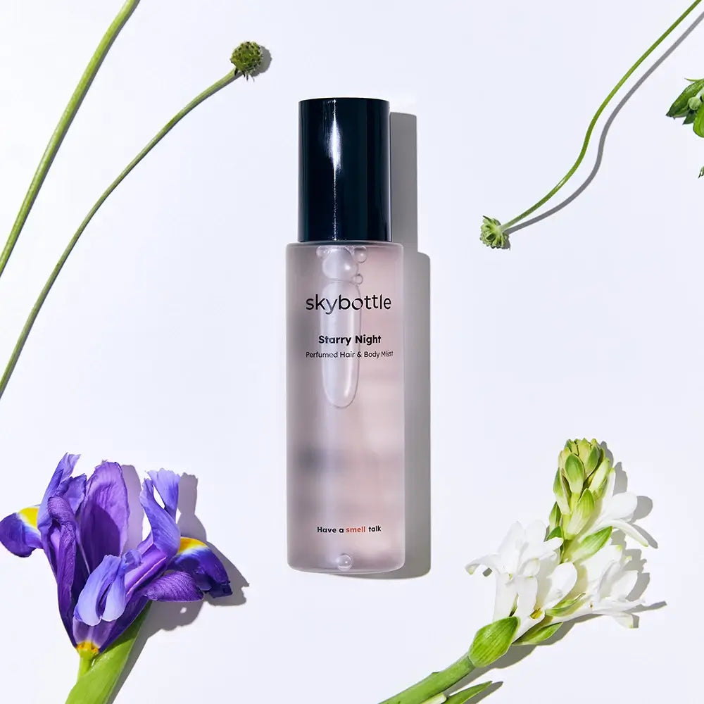 SKYBOTTLE Starry Night Mist Haarpflege- und Körperspray – intensive Feuchtigkeit und anhaltender Blumenduft, 100 ml