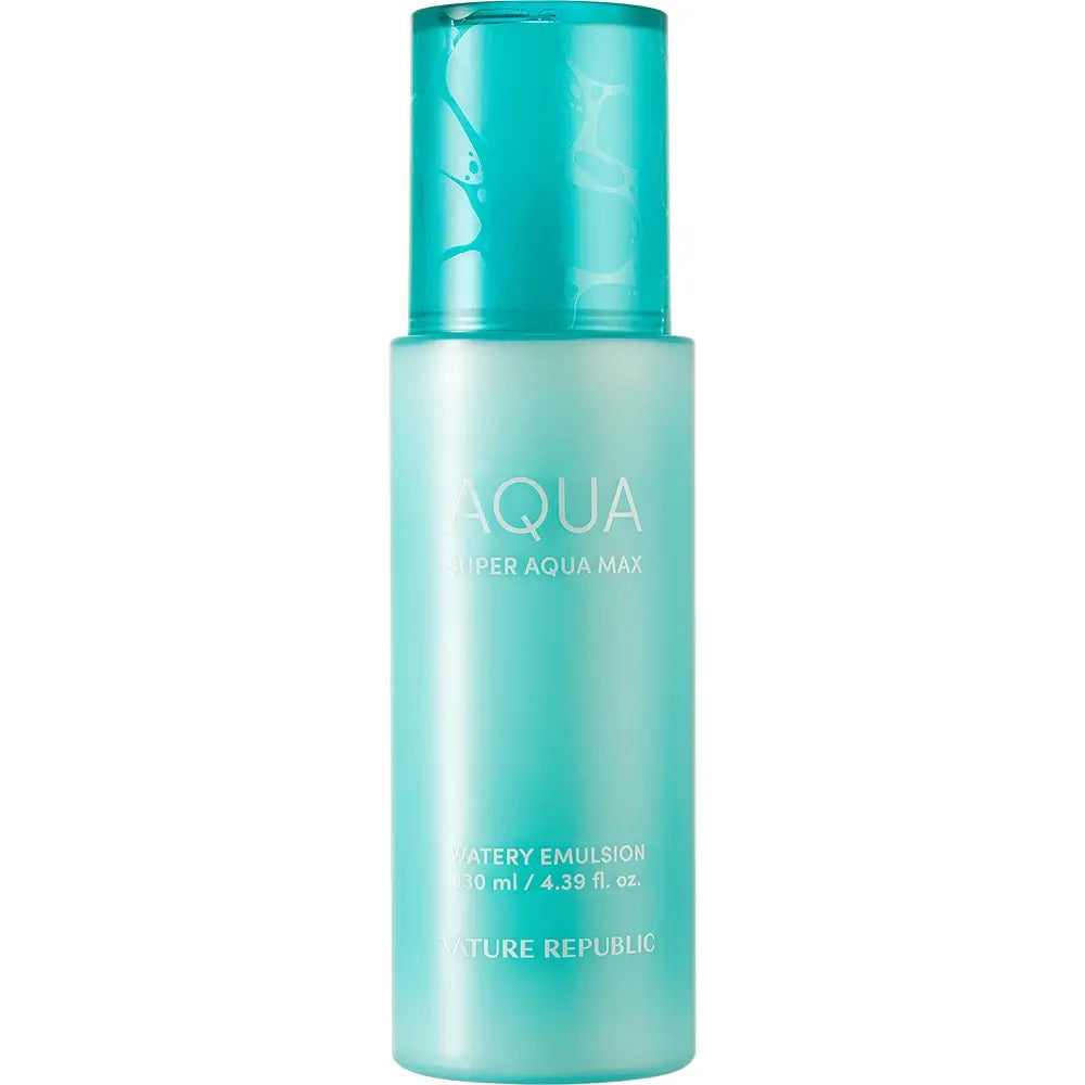 NATURE REPUBLIC Super Aqua Max Watery - Gesichts-Emulsion mit Natriumhyaluronat und Aloe Vera zur Hautfeuchtigkeitspflege - 130 ml