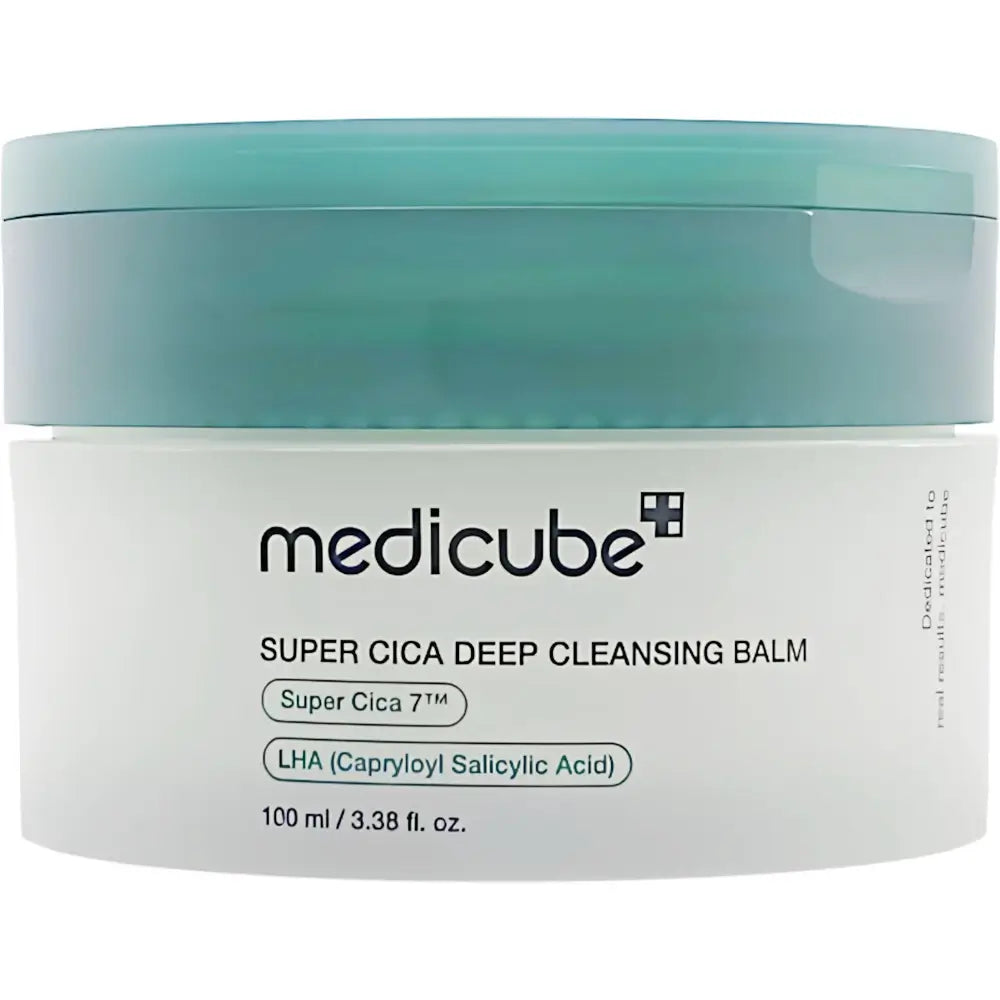 MEDICUBE Super Cica Tiefenreinigungsbalsam formuliert mit Centella Asiatica Pulver und Capryloyl Salicylsäure LHA, der zur Make-up-Entfernung und zur Erhaltung sauberer Haut beiträgt - 100 ml