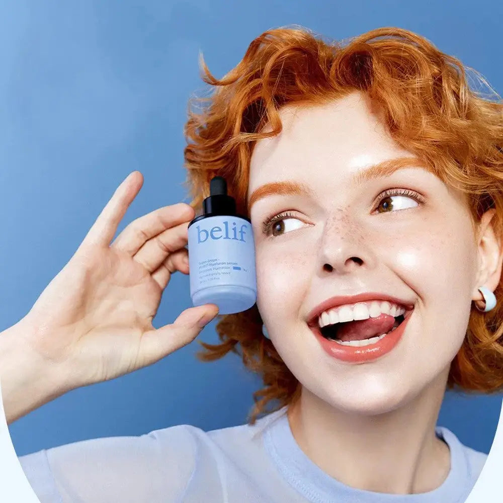 BELIF Super Drops Multi 7 Hyaluronic - Serum für das Gesicht, formuliert mit 7 Arten von Hyaluronsäure und Panthenol, das zur Hautfeuchtigkeit und zum Hautkomfort beiträgt - 30 ml
