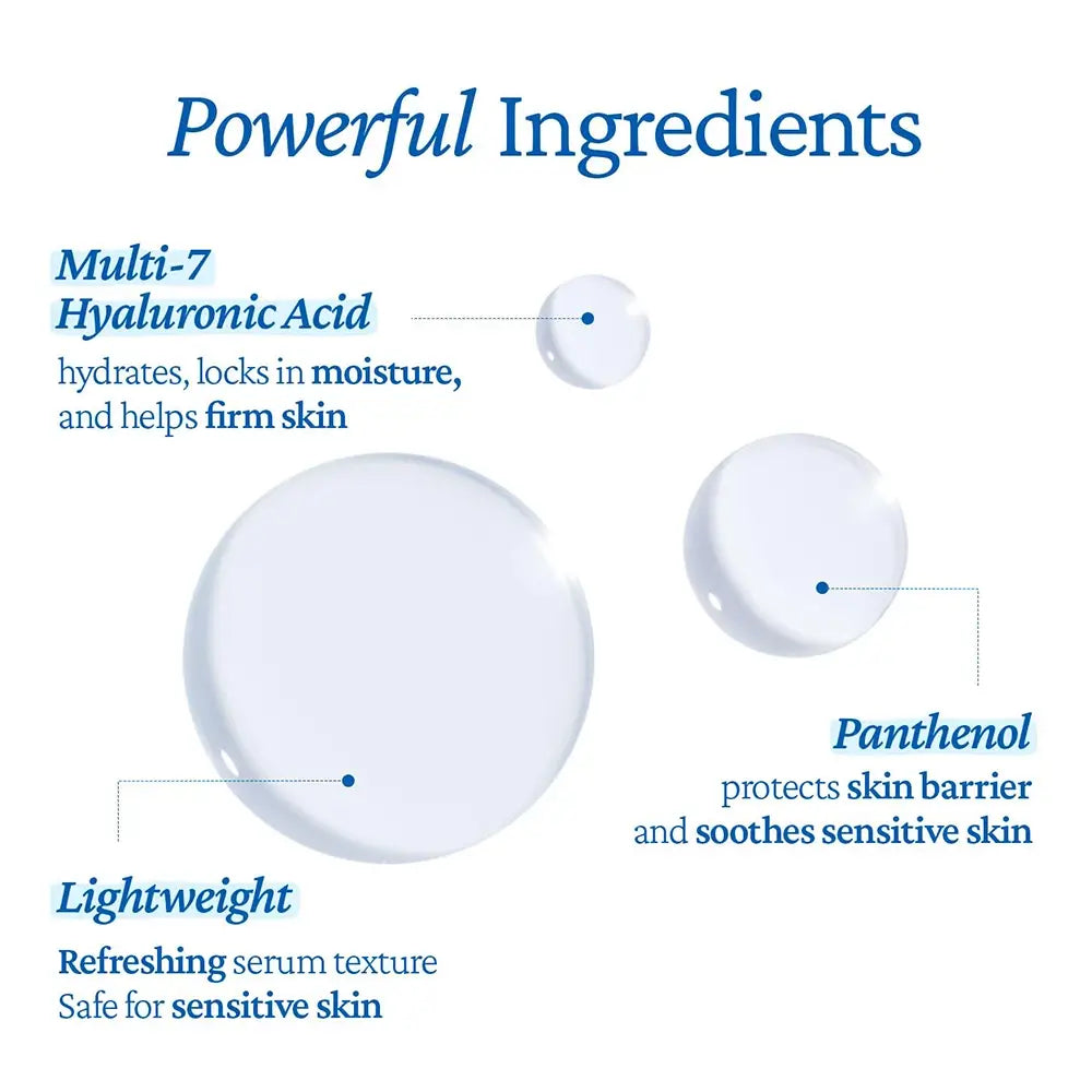 BELIF Super Drops Multi 7 Hyaluronic - Serum für das Gesicht, formuliert mit 7 Arten von Hyaluronsäure und Panthenol, das zur Hautfeuchtigkeit und zum Hautkomfort beiträgt - 30 ml