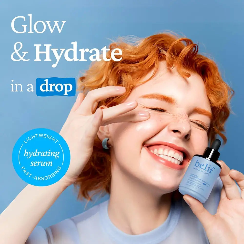 BELIF Super Drops Multi 7 Hyaluronic - Serum für das Gesicht, formuliert mit 7 Arten von Hyaluronsäure und Panthenol, das zur Hautfeuchtigkeit und zum Hautkomfort beiträgt - 30 ml
