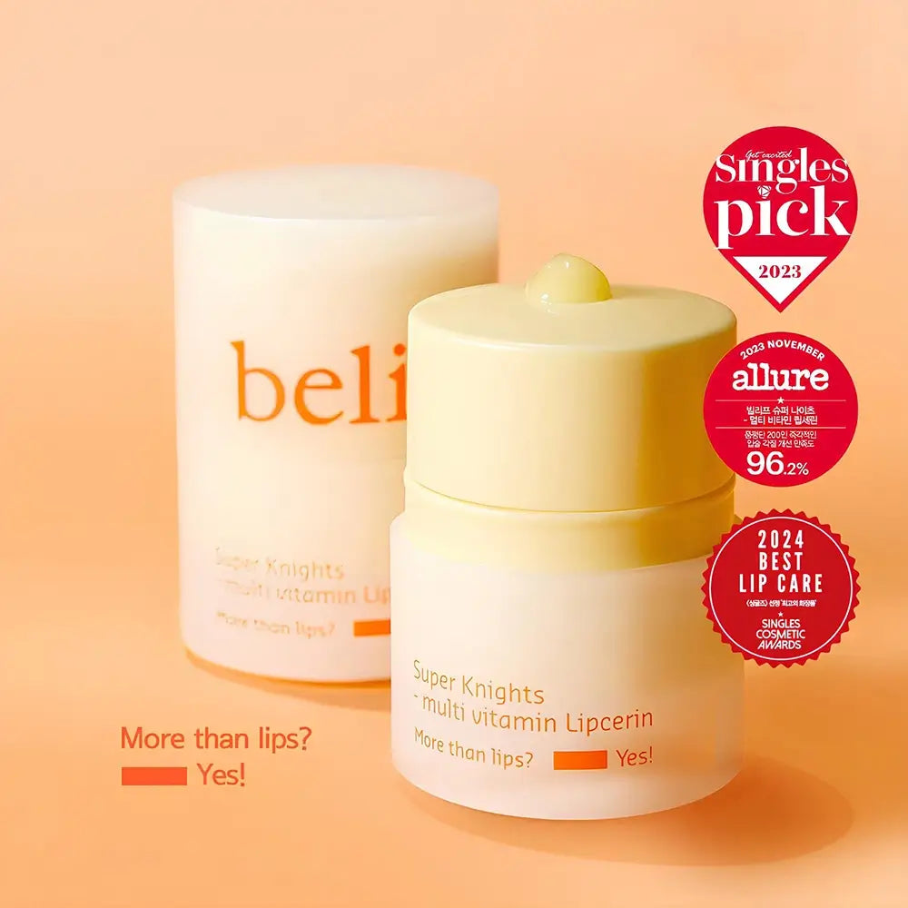 BELIF Super Knights Lippenbalsam Multivitamin - Intensive Feuchtigkeitspflege & Sanftes Peeling, 15 ml