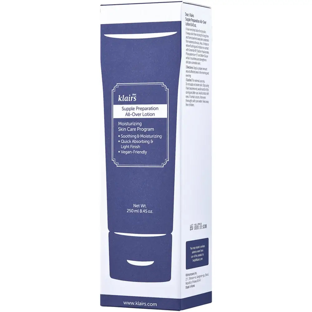 Dear Klairs Supple Preparation Crema pentru Fata Corp si Par Hidratanta