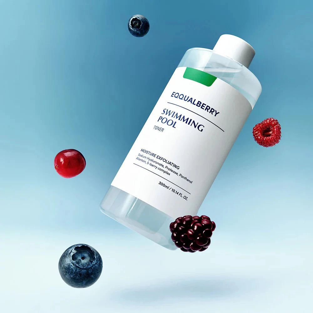 EQQUALBERRY Schwimmbad Toner Gesichts-Toner - Feuchtigkeit und Ausstrahlung, 300 ml