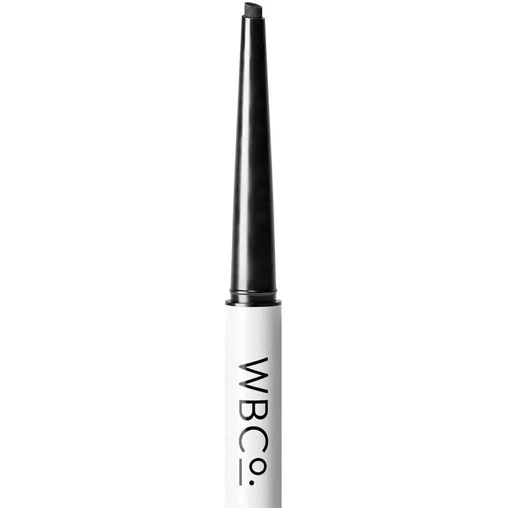 West Barn Co Der Augenbrauenstift - Brauenstift für zarte, haarähnliche Striche für ein natürlich aussehendes Finish, mit Twist-up-Design, feiner Spitze zum Auffüllen spärlicher Stellen und Spoolie-Bürste zum Verblenden und Formen - Coal