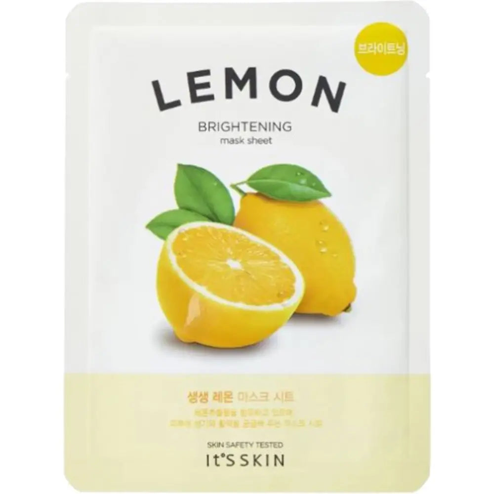 IT'S SKIN Die Frische - Gesichtsmaske mit Zitronenextrakt und Vitamin C für strahlende und gleichmäßige Haut - 18g