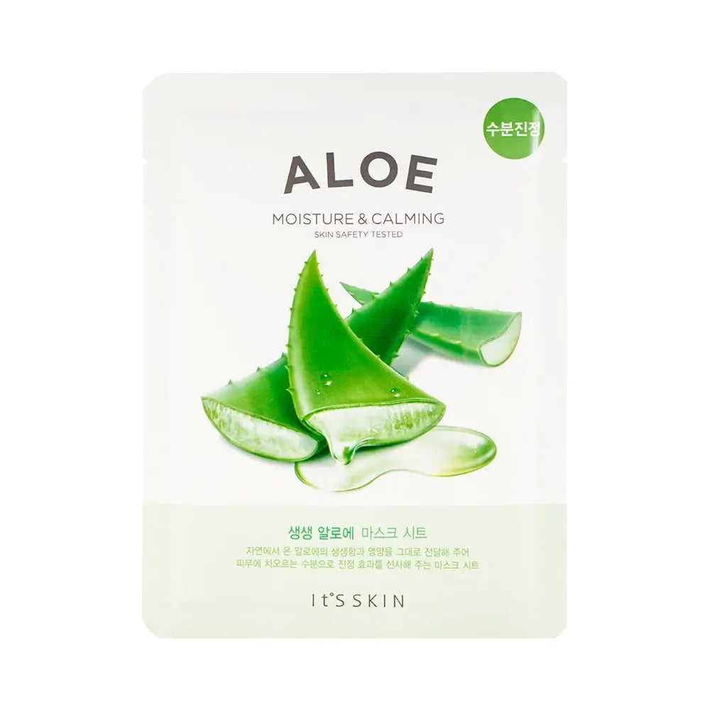 IT'S SKIN Die frische Aloe - Gesichtsmaske mit Aloe Vera Extrakt und Vitamin C, feuchtigkeitsspendend und beruhigend - 18g