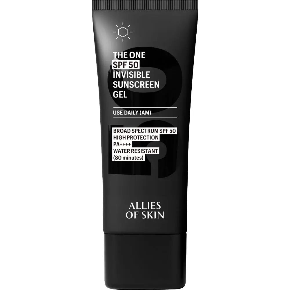 ALLIES OF SKIN The One Gesichtscreme-Gel SPF 50 Transparent - Hoher UV-Schutz und Feuchtigkeit mit Antioxidantien, 20 ml