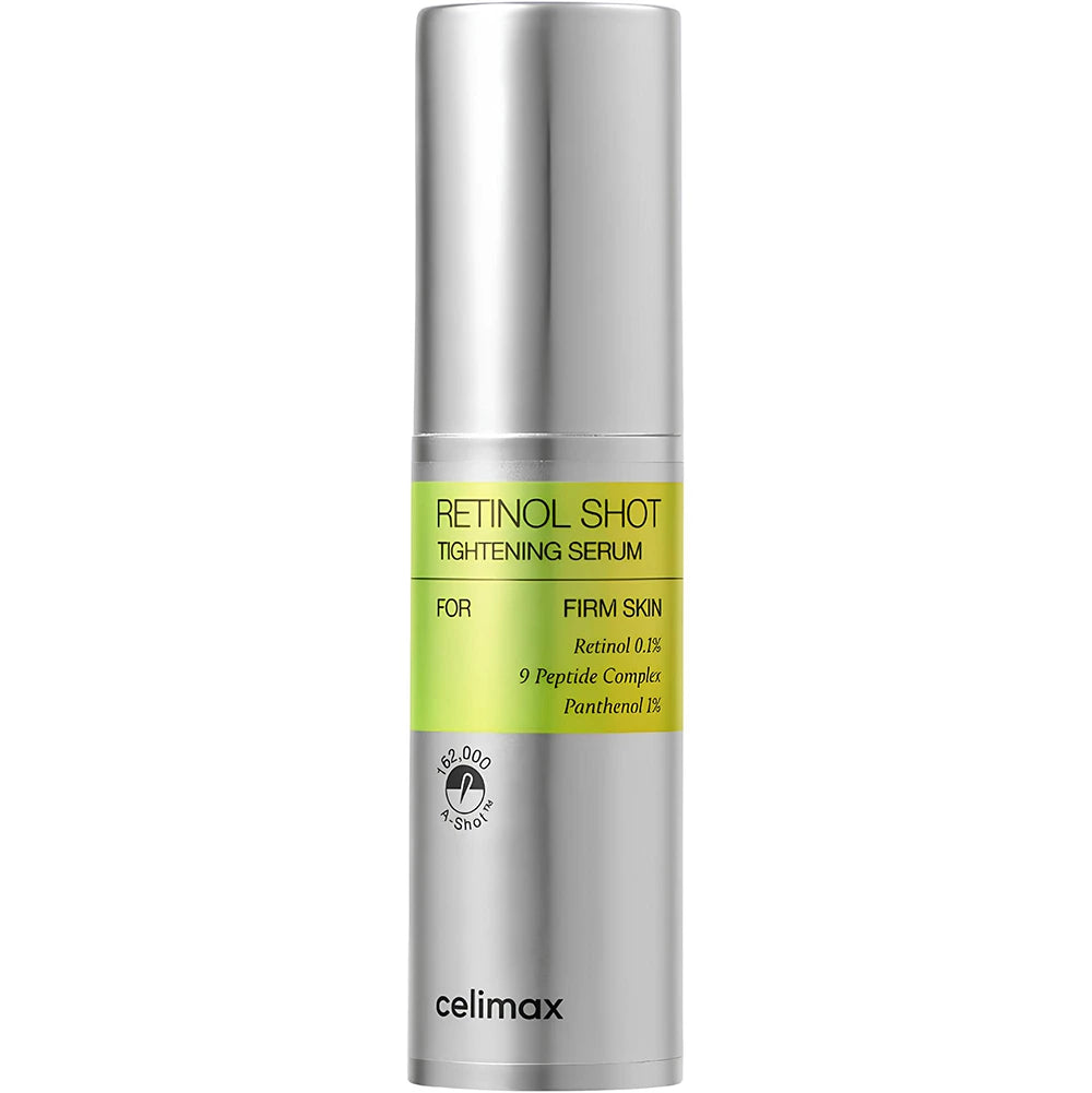 CELIMAX Vita-A Retinol Shot Straffendes Serum für Festigkeit und Elastizität - Reduziert Poren und verbessert die Hauttextur, 30 ml