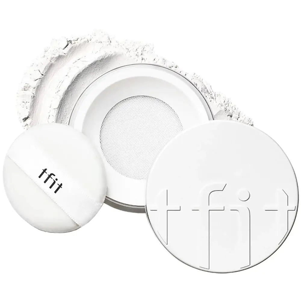 TFIT Translucentes Puder-Set 01 Weiß - Sebumkontrolle und Feuchtigkeit für glatte Haut, 10g