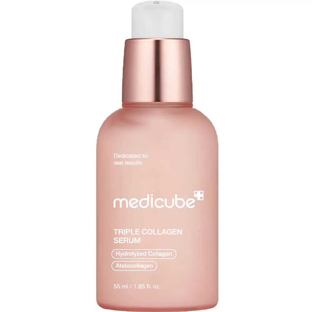 Medicube Triple Collagen Serum 4.0 Serum mit 8 Kollagenarten - Intensive Feuchtigkeit und Festigkeit, 55 ml
