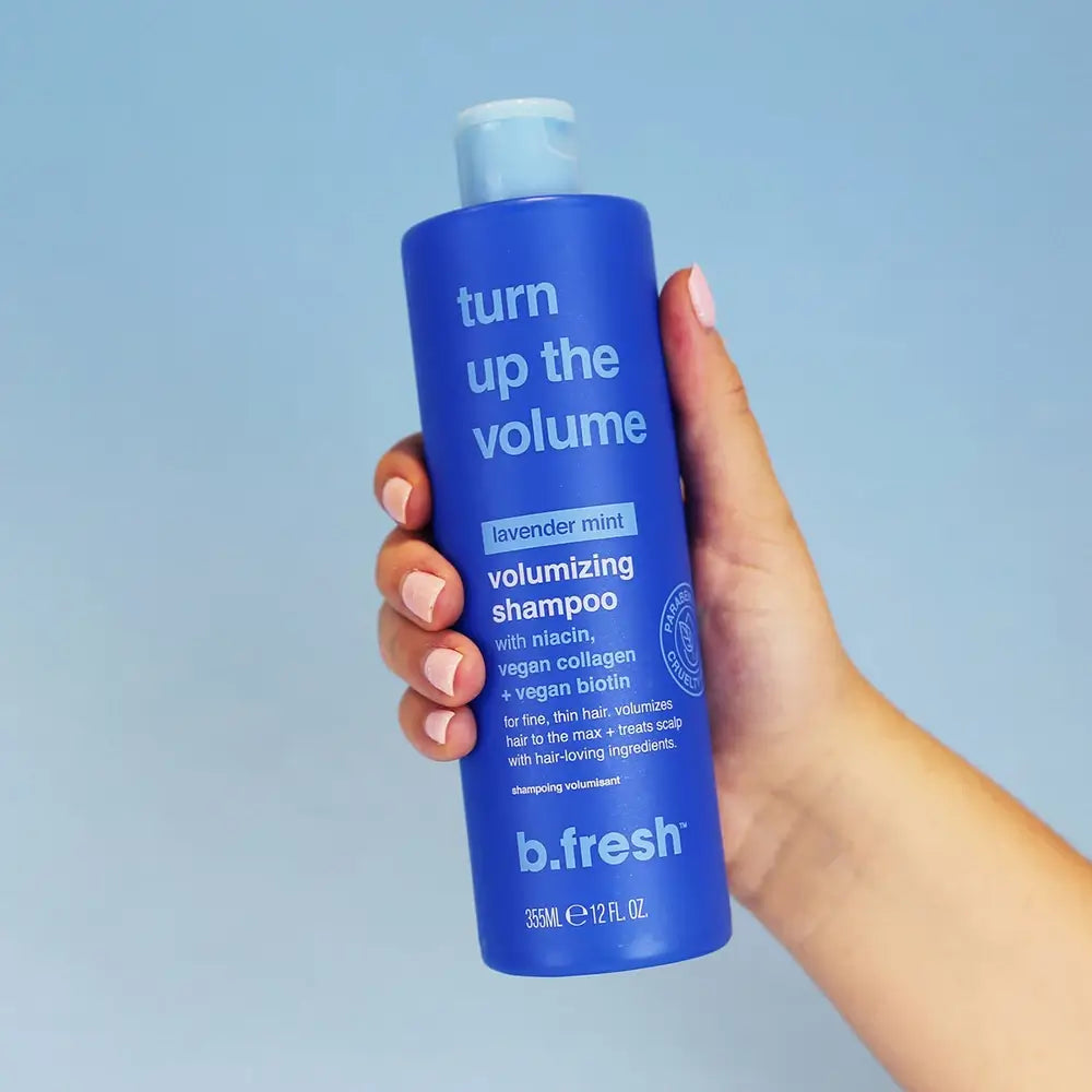 B.fresh Steigere das Volumen Shampoo mit Biotin und Niacin - Intensives Volumen und Glanz, 355 ml