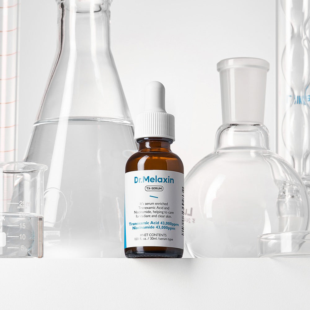 Dr. Melaxin TX Ampulle - Gesichtsserum mit Tranexamsäure und Niacinamid zur Reduzierung von Hyperpigmentierung und für einen gleichmäßigen Hautton - 30 ml