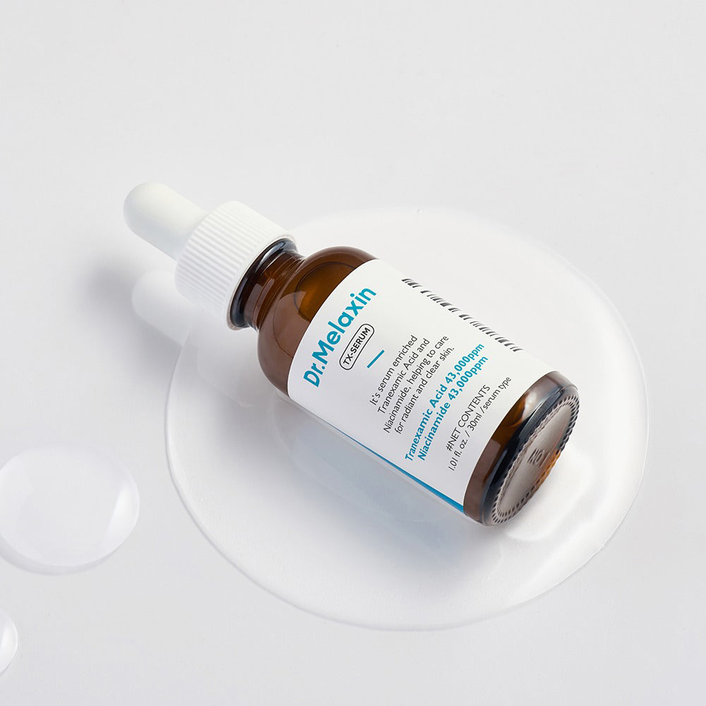 Dr. Melaxin TX Ampulle - Gesichtsserum mit Tranexamsäure und Niacinamid zur Reduzierung von Hyperpigmentierung und für einen gleichmäßigen Hautton - 30 ml