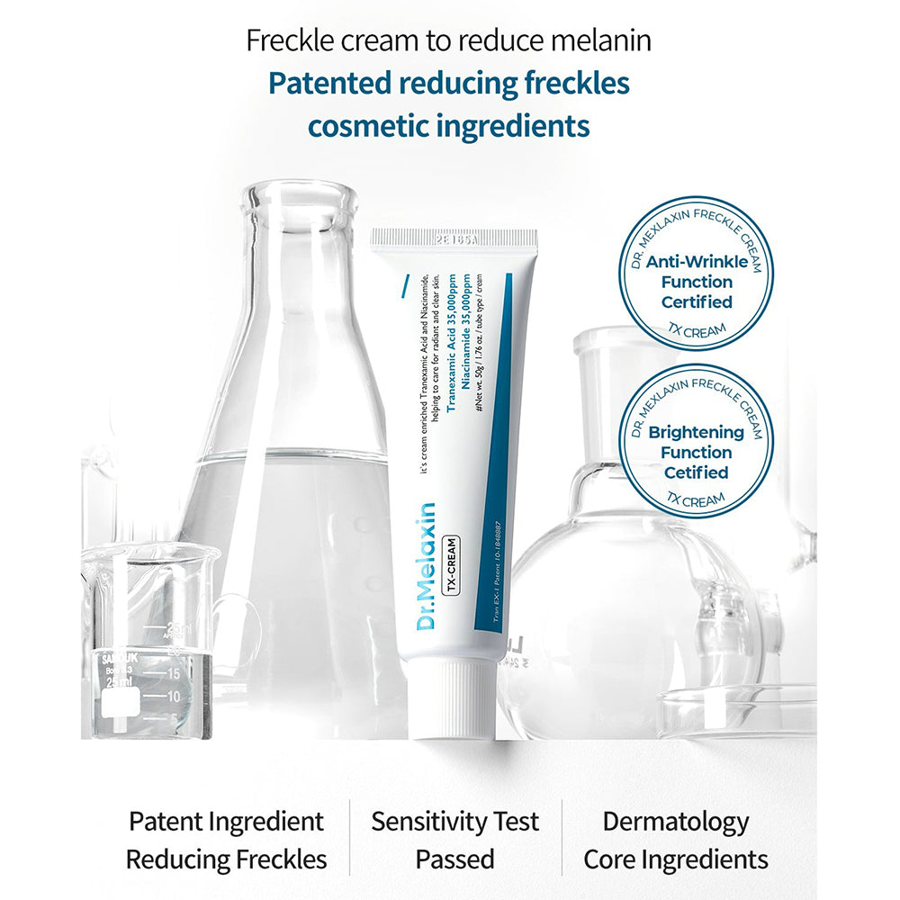 Dr. Melaxin TX Creme - Gesichtscreme mit Tranexamsäure und Niacinamid zur Tonisierung der Haut und Stärkung der Hautbarriere - 50 ml