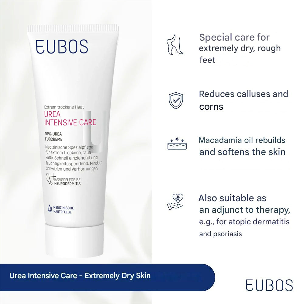 EUBOS Urea Intensivpflege 10% Urea Fußcreme