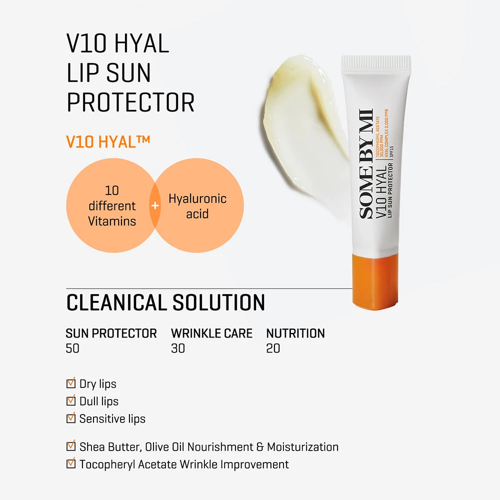 SOME BY MI V10 Hyal Lip Protector SPF15