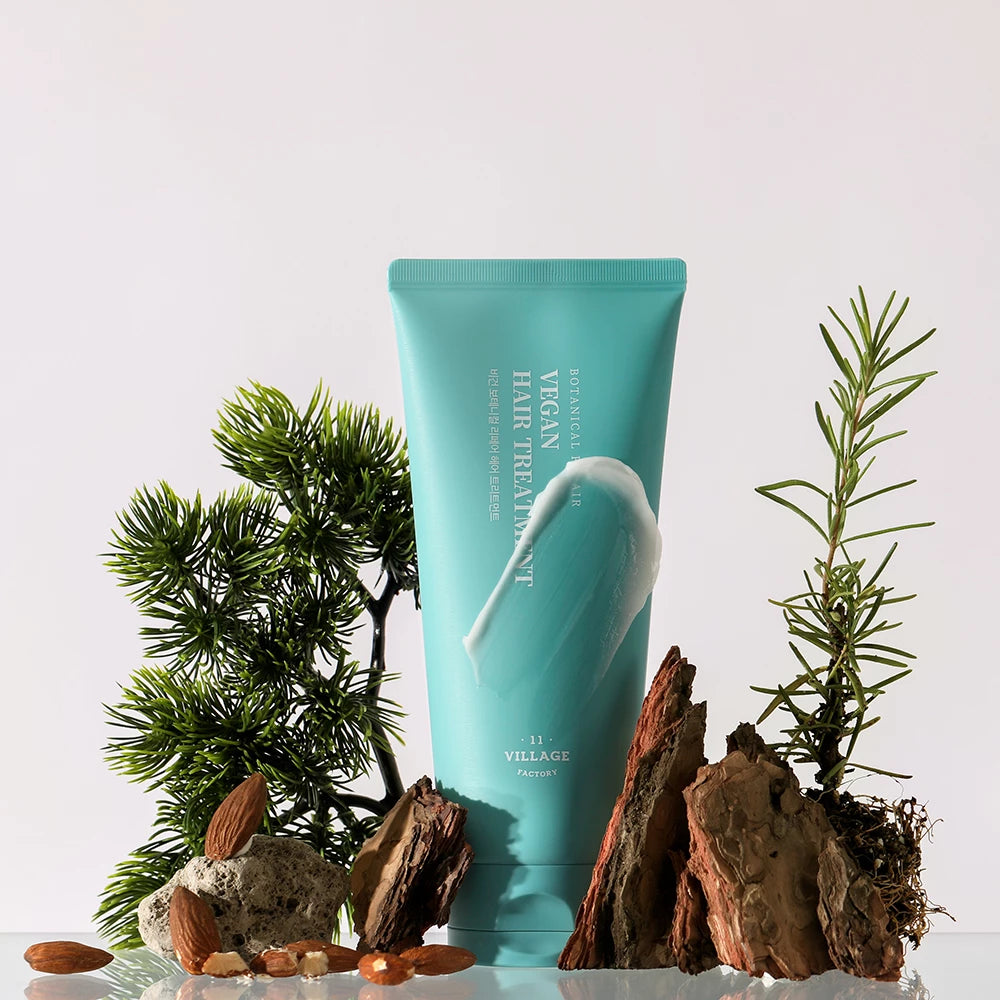 VILLAGE 11 FACTORY Vegane tiefe botanische Reparatur-Haarkur - Feuchtigkeit und Widerstandskraft, 200 ml