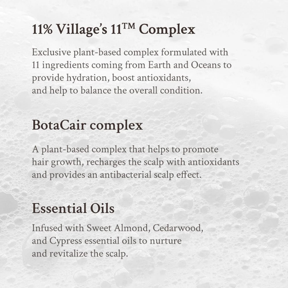 VILLAGE 11 FACTORY Vegan Deep Moisture Scalp Shampoo