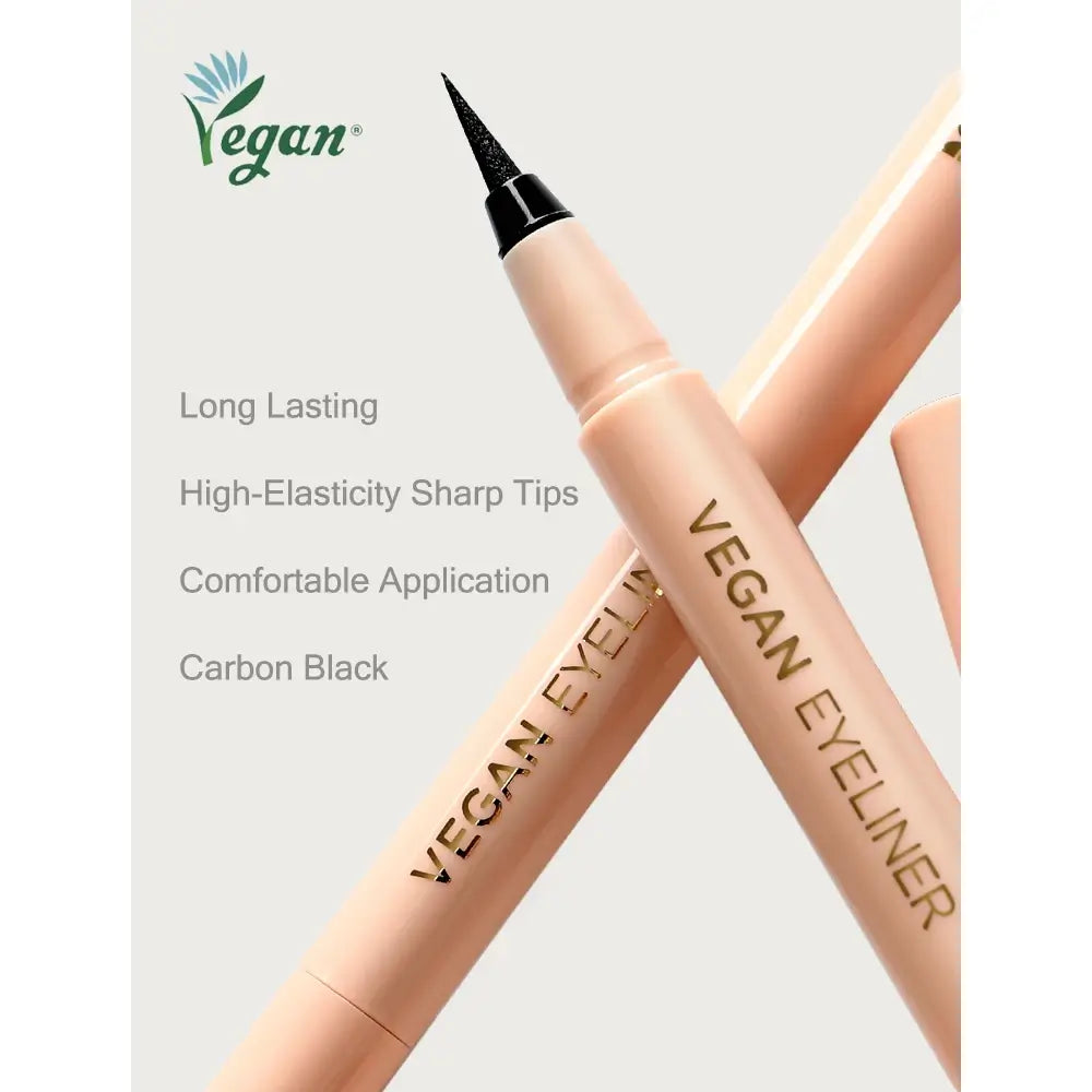 MIZON Vegan Eyeliner - Augen-Eyeliner mit intensen schwarzen Pigmenten und schnell trocknender Formel für definierte Augen und ein seidiges Finish - 0,5g