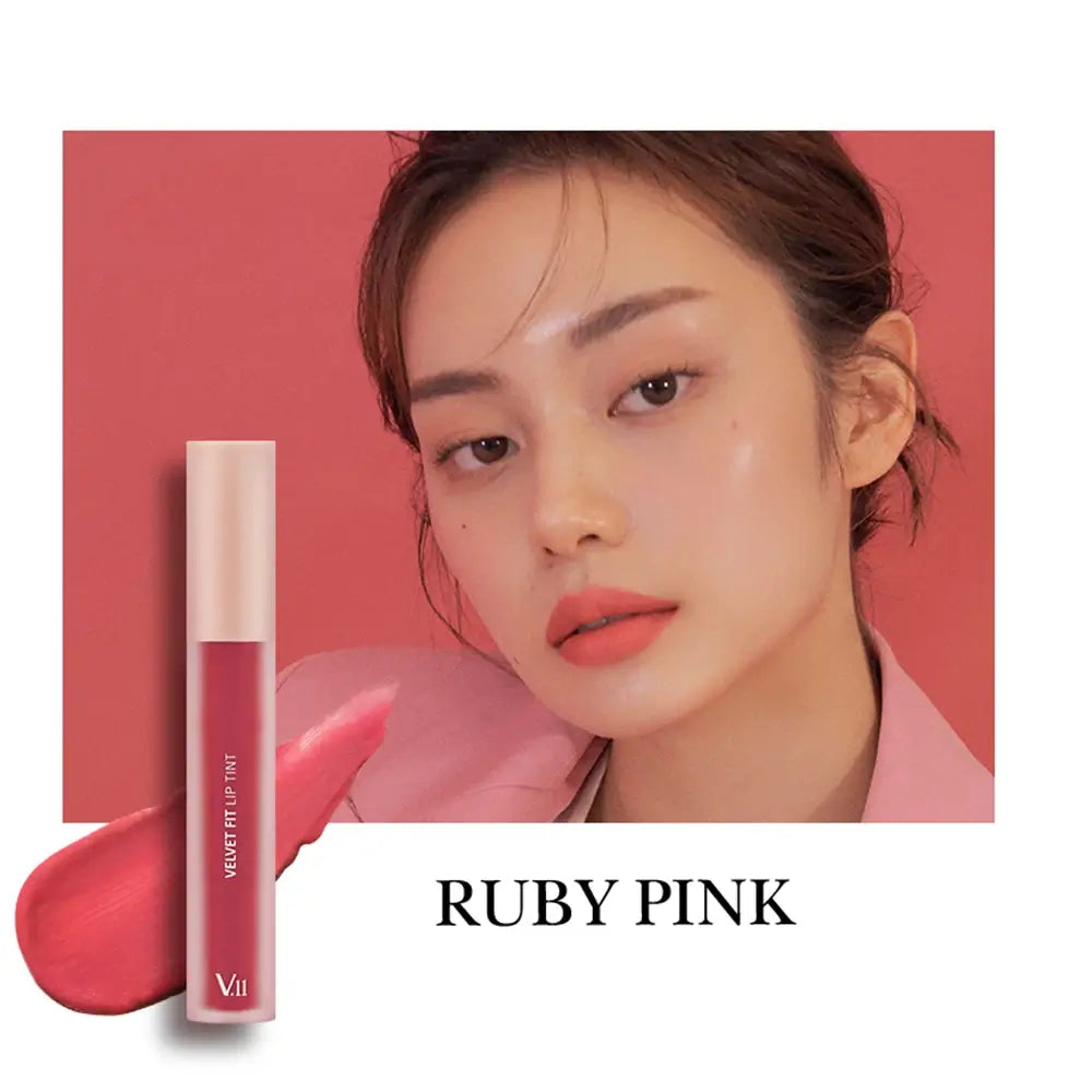 VILLAGE 11 FACTORY Velvet Fit Lip Tint - Ruby Pink