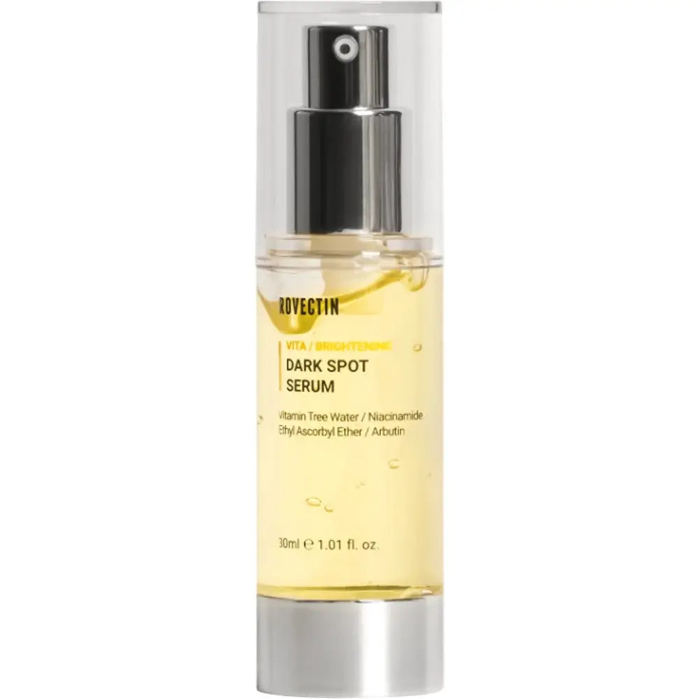 ROVECTIN Vita Dark Spot Serum - Gesichtsserum mit Niacinamid und Arbutin, das zur sichtbaren Verbesserung des Hauttons und zur Reduzierung von Pigmentflecken und Unreinheiten beiträgt - 30 ml