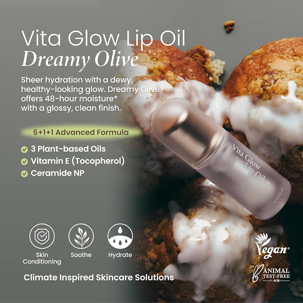 AXIS-Y Vita Glow Lippenöl - Dreamy Olive