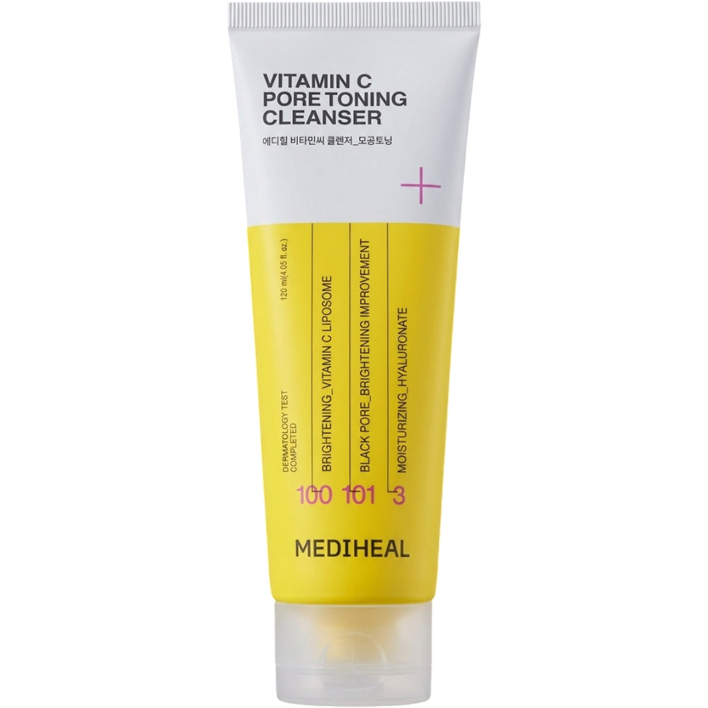 MEDIHEAL Vitamin C Cleanser Pore Toning - spuma de curatare - 120 ml