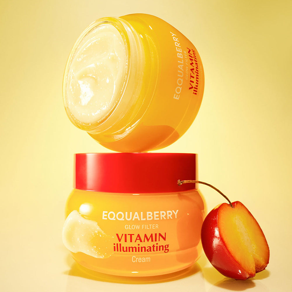 EQQUALBERRY Vitamin-Aufhellungscreme, 50 ml