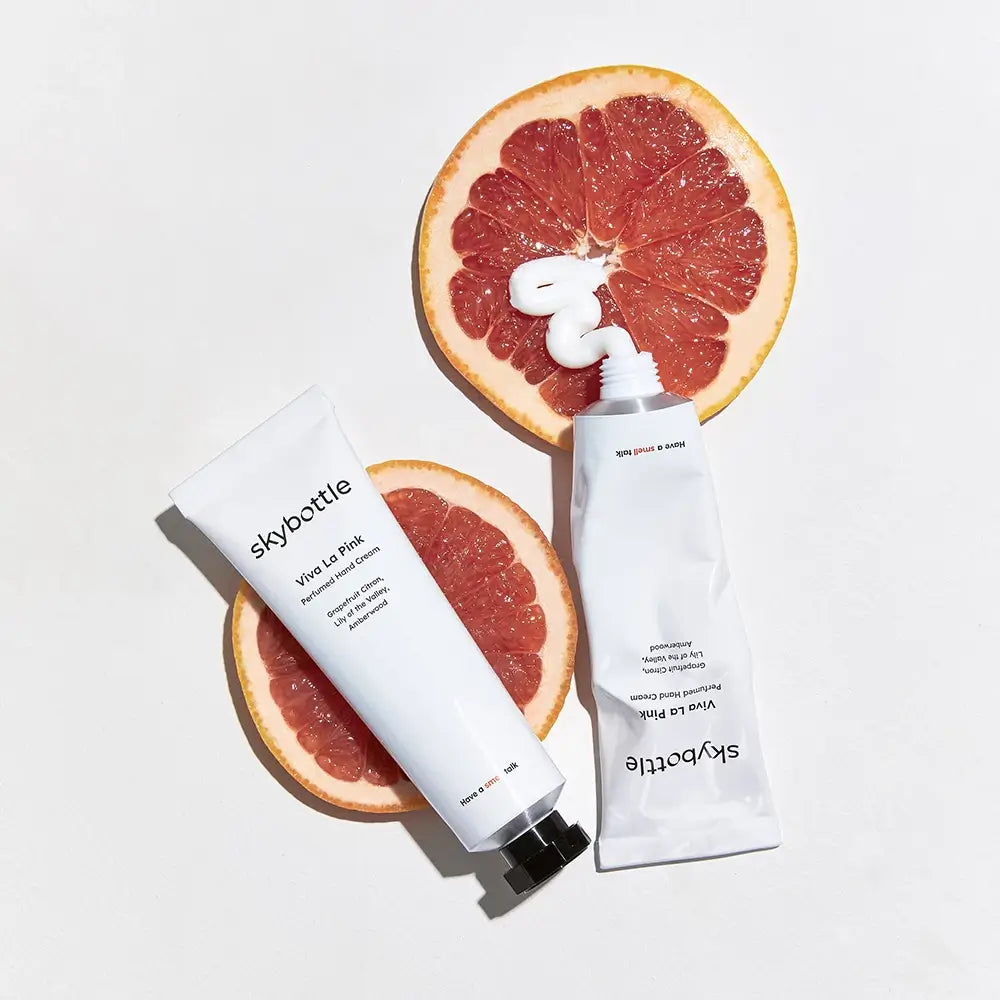 SKYBOTTLE Viva la Pink Handcreme Grapefruit & Maiglöckchen - Intensive Feuchtigkeitspflege und Geschmeidigkeit, 50 ml