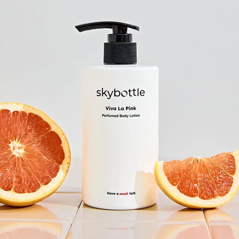 SKYBOTTLE Viva la Pink Lotion für Körper Grapefruit - Feuchtigkeitsspendend und Zart, 300 ml