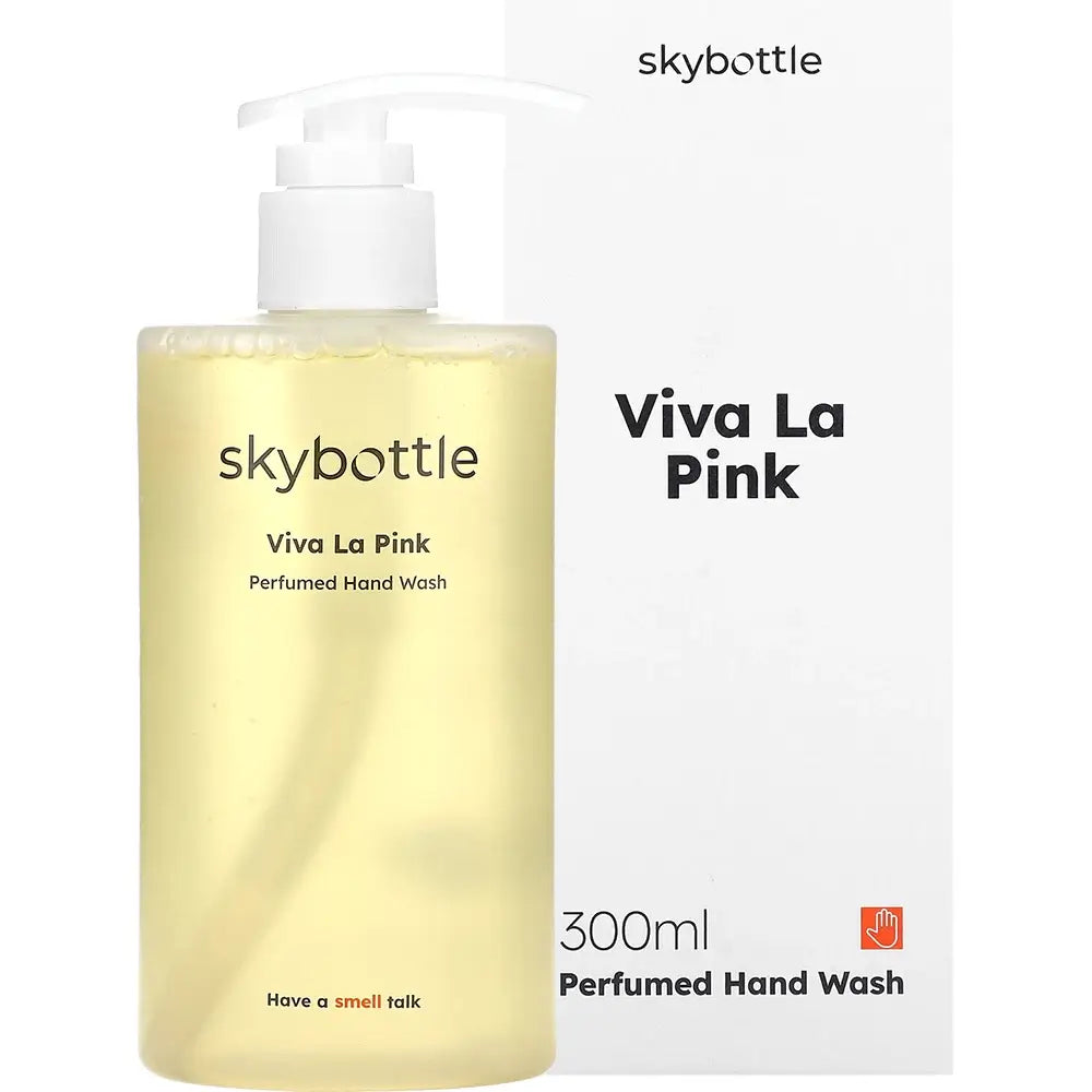 SKYBOTTLE Viva la Pink Handseife - Flüssigseife für die Hände mit Grapefruit und Zitrone, die zur Hautfeuchtigkeit und zum Hautkomfort beiträgt - 300 ml