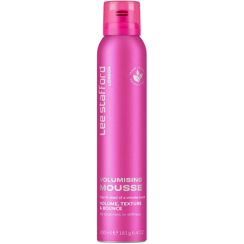 LEE STAFFORD Volumizing Mousse - Schaumfestiger für mehr Volumen und Textur, für alle Haartypen - 200 ml