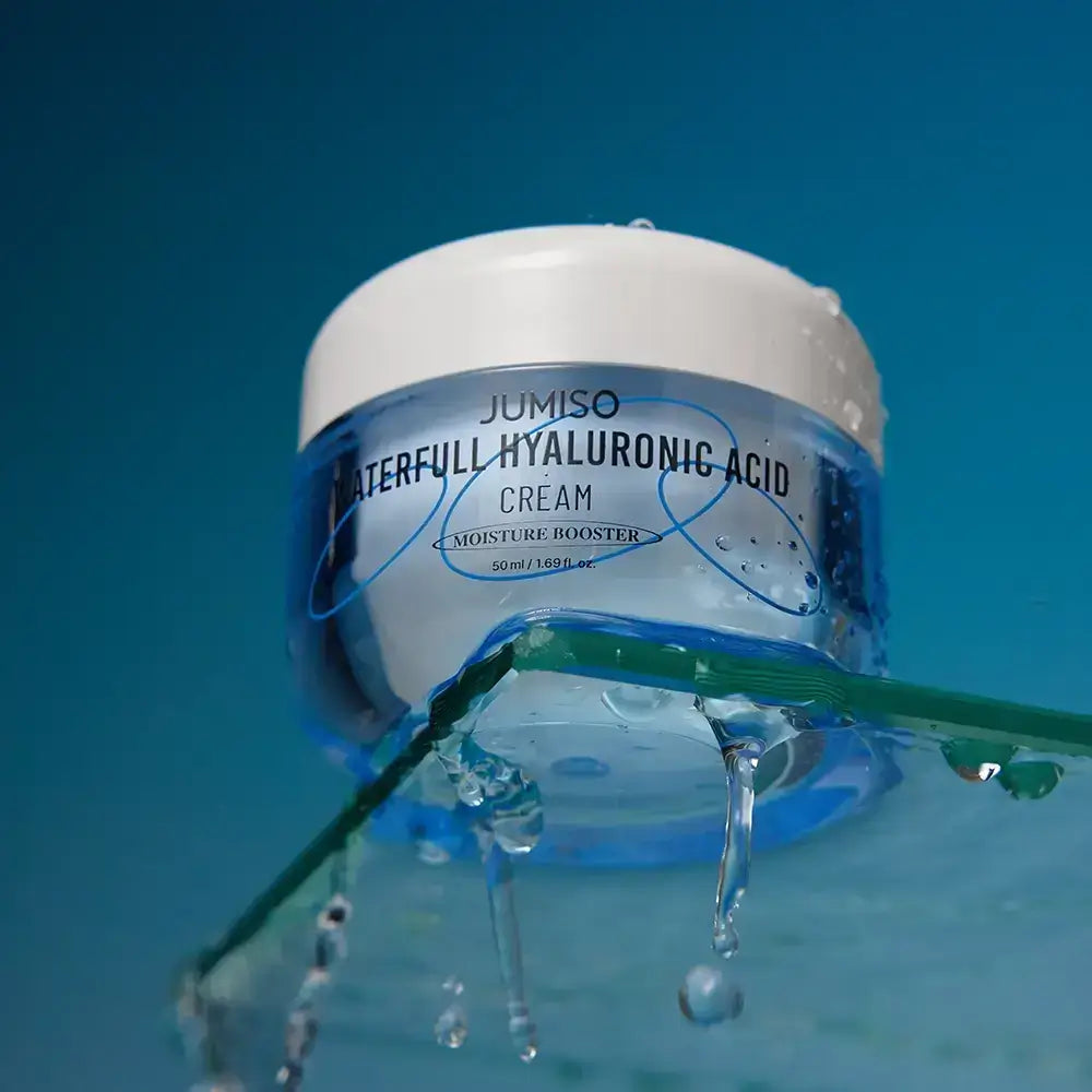 JUMISO Waterfull Hyaluronic Acid Cream - Feuchtigkeitscreme mit Hyaluronsäure und Bifida Ferment für die Hautpflege - 50 ml
