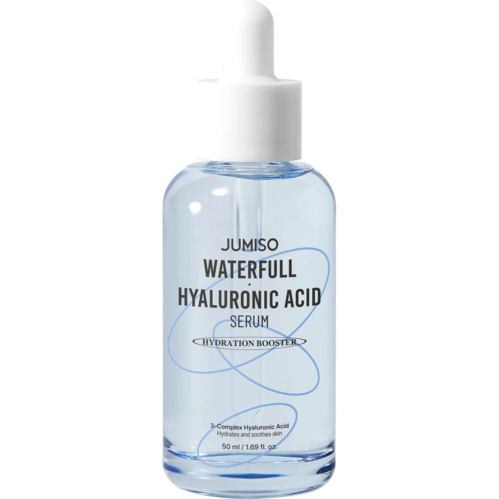 JUMISO Waterfull Hyaluronic Acid Serum Renew - Gesichtsserum mit Hyaluronsäure und Panthenol zur Hydratation und Pflege der Haut - 50 ml