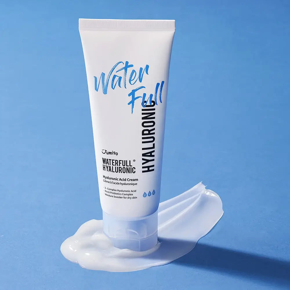 JUMISO Waterfull Hyaluronsäurecreme - Gesichtscreme mit Hyaluronsäure und Bifida Ferment Lysat zur Hautfeuchtigkeit und -komfort - 100 ml