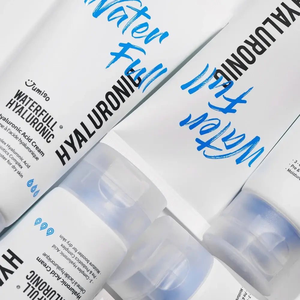 JUMISO Waterfull Hyaluronsäurecreme - Gesichtscreme mit Hyaluronsäure und Bifida Ferment Lysat zur Hautfeuchtigkeit und -komfort - 100 ml