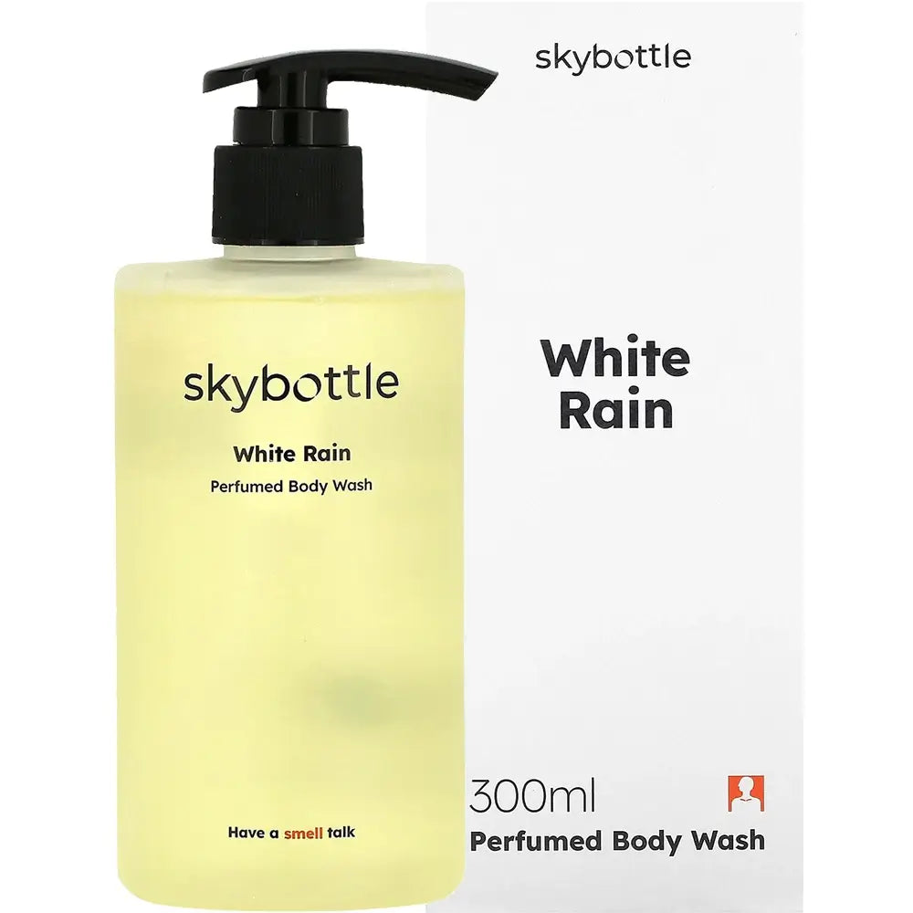 SKYBOTTLE White Rain Duschgel - mit Bergamotte und Tuberose, verwandelnd für ein sensorisches Erlebnis und seidige Haut - 300 ml