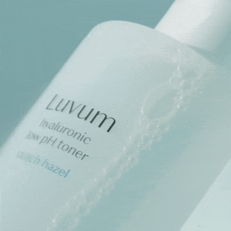 LUVUM Hamamelis Hyaluron pH-niedriger Toner - Gesichtswasser mit Hamameliswasser und Hyaluronsäure zur Feuchtigkeitsversorgung und Beruhigung empfindlicher Haut - 300 ml