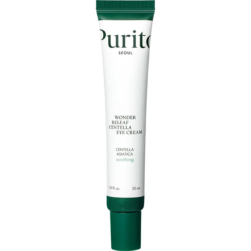 PURITO Wonder Releaf Centella Augencreme - Augencreme mit Centella Asiatica und Natriumhyaluronat zur Beruhigung der Haut und zur Aufrechterhaltung der Feuchtigkeit - 30 ml