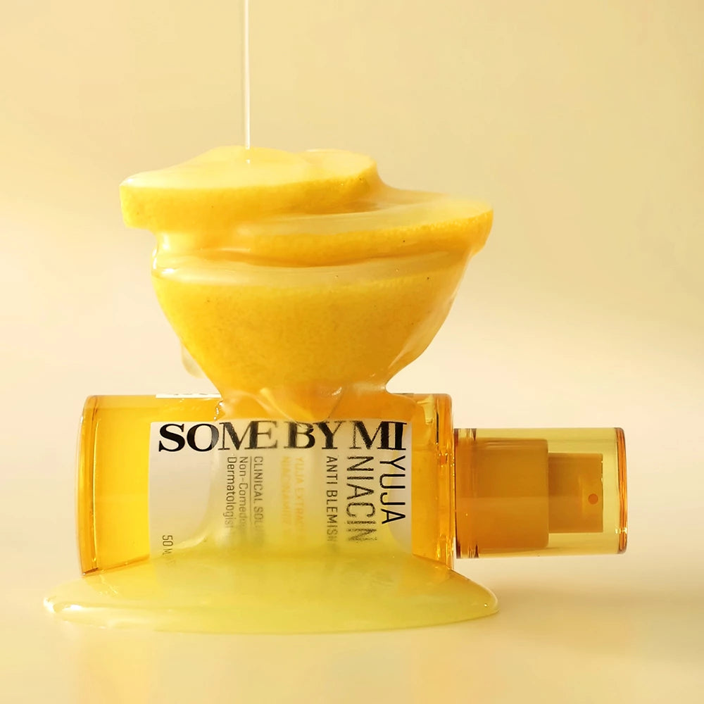 SOME BY MI Yuja Niacin Anti-Blemish Serum - Serum mit 10% Niacinamid und Yuja-Extrakt zur Reduzierung dunkler Flecken und zur Verbesserung des Hauttons - 50 ml