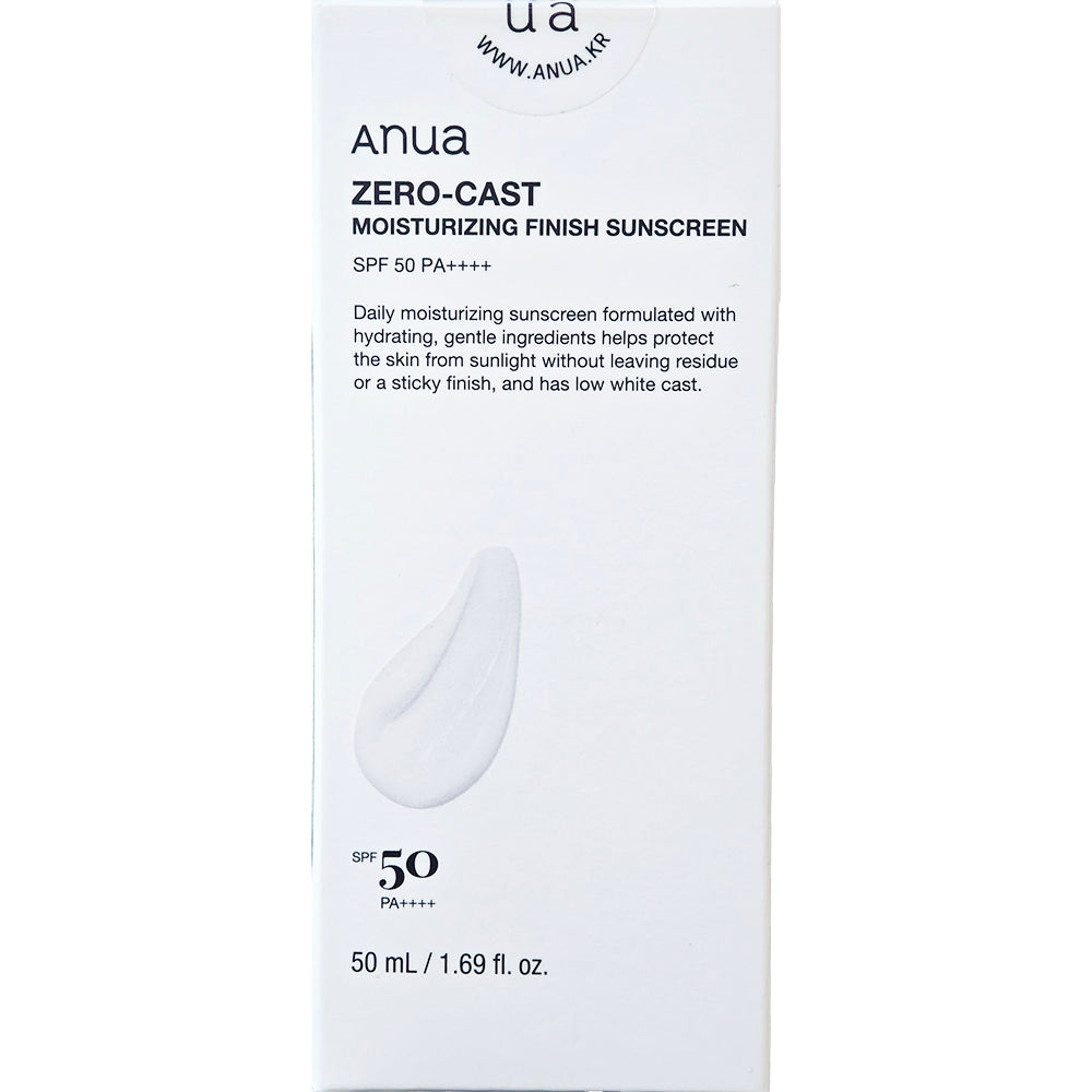 Zero-Cast Feuchtigkeitsspendende Sonnencreme SPF 50 PA++++ Gesichtscreme 50 ml