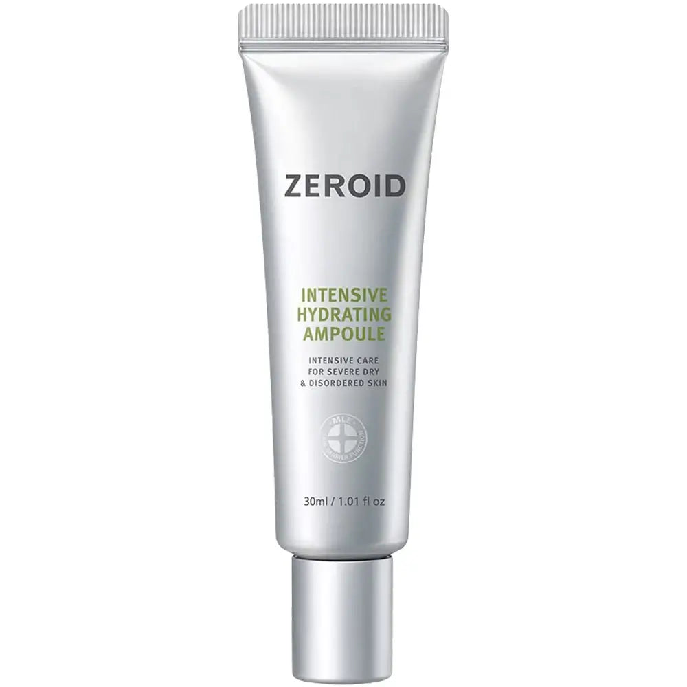 ZEROID Hydrating Ampoule – Serumflasche Vorderseite	